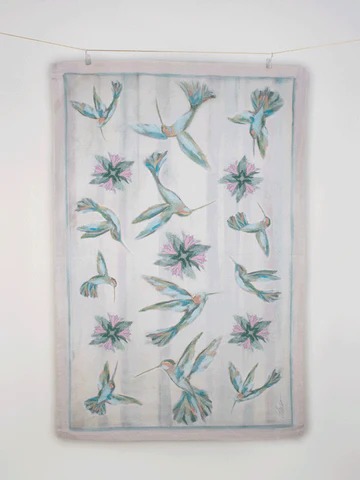 [HT_HB] Hand Towel - Hummingbirds