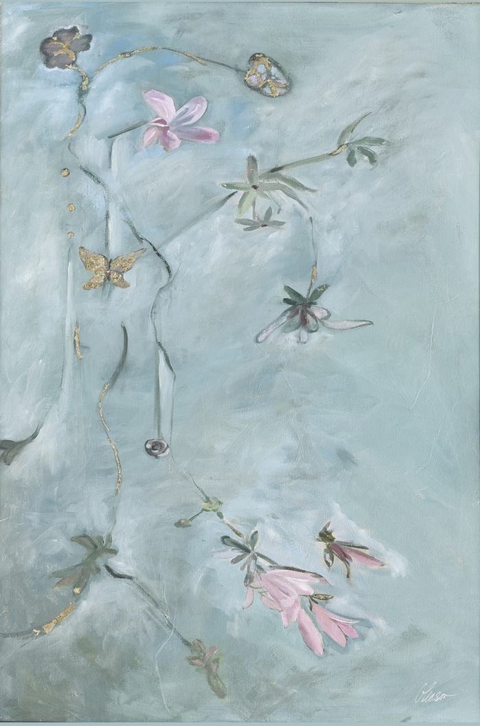 [AZV-12X12G] Azalea: Vine (Gold, 12x12)