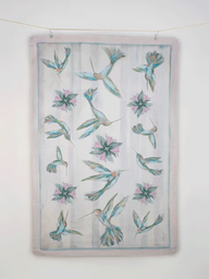 [HT-HB-] Hand Towel - Hummingbirds